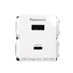 Ổ cắm USB 2 cổng type A-C Panasonic WEF14821W-VN