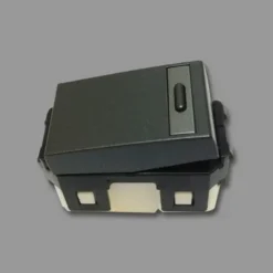 Công tắc B, 1 chiều, màu xám ánh kim WEG55317MH