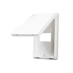 Mặt 1 thiết bị - Có nắp che mưa Màu trắng, WEG7901SWK-VN