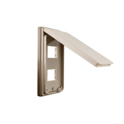 Mặt 2 thiết bị - Có nắp che mưa Màu beige, WEG7902K-VN