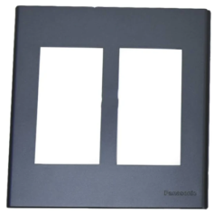 Mặt dùng cho 6 thiết bị, màu đen ánh kim WEV68060MB