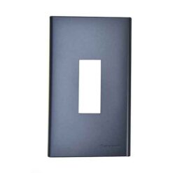 Mặt dùng cho CB 1 tép, màu đen ánh kim WEV7001MB