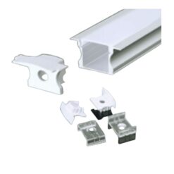 Nẹp nhôm dùng cho dây led trong nhà lắp âm NST-AB2414