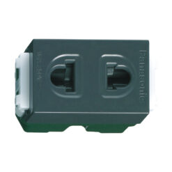 Ổ cắm đơn có màn che, 250VAC - 16A , bắt vít, WEV1081-7H