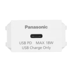 Ổ cắm sạc USB đơn dạng dọc WEF412417W-VN