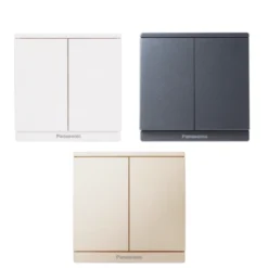 Bộ 2 công tắc C, 2 chiều, bắt vít, màu vàng ánh kim WMF504MYZ-VN