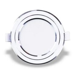 Đèn Led Slim Downligt Hera series 12W viền bạc NSD126S135