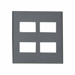mặt dùng cho 4 thiết bị  , màu xám ánh kim  WEV68040MH