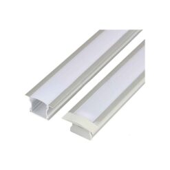 Nẹp nhôm dùng cho dây led trong nhà lắp âm NST-AB2414