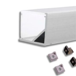 Nẹp nhôm dùng cho dây led trong nhà lắp góc ST-AB1515