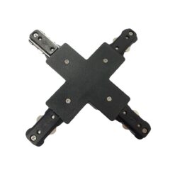 Khớp nối chữ thập cho thanh ray chữ H màu đen NTR-4CB