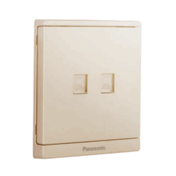 Bộ 2 ổ cắm data CAT5E, màu vàng ánh kim  WMF422MYZ-VN