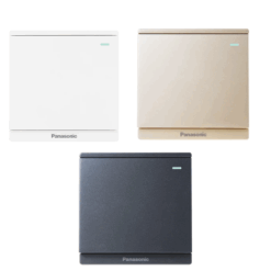 Bộ 1 công tắc C, 2 chiều, bắt vít, có chỉ báo dạ quang WMF512-1VN